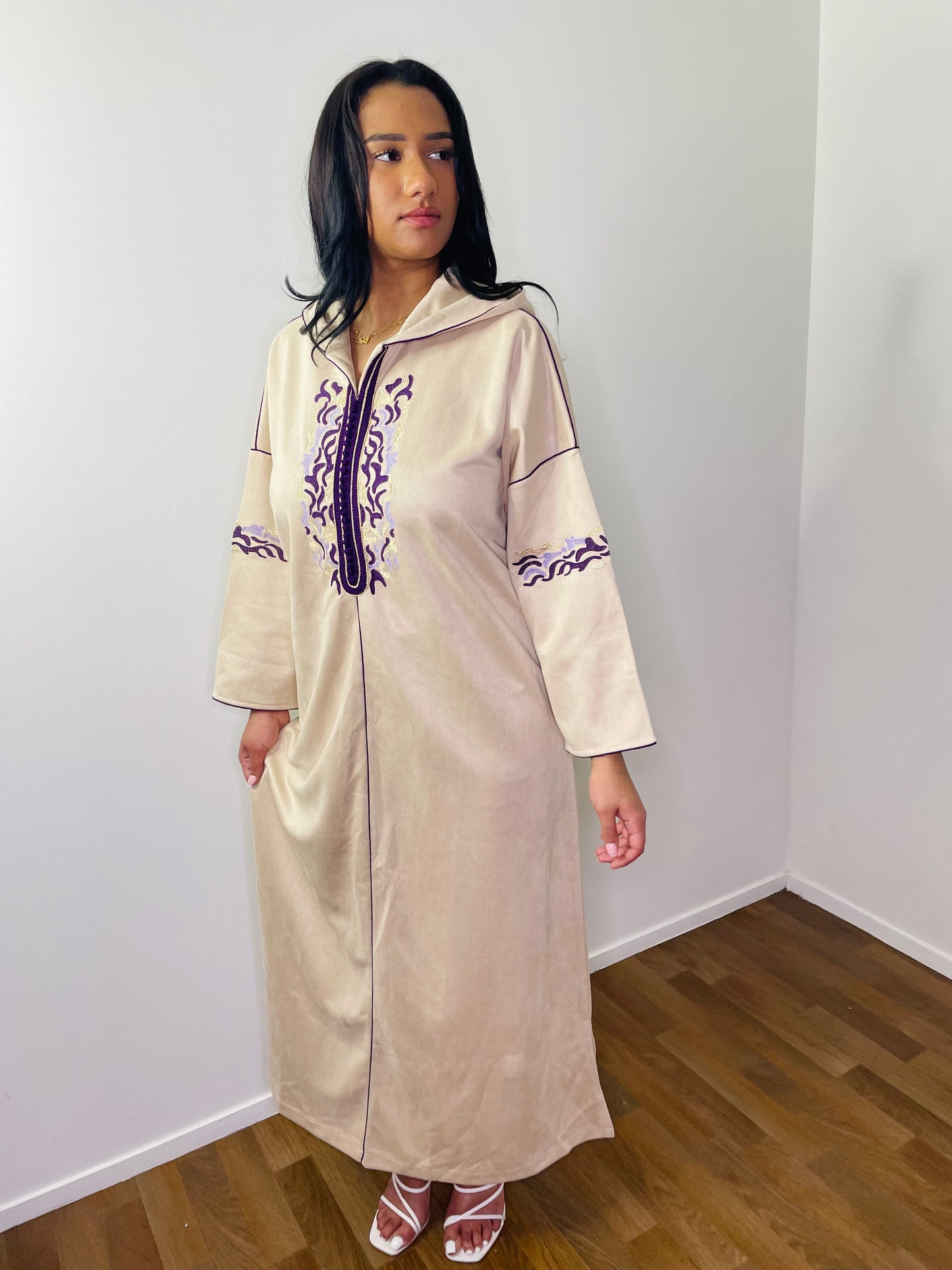 JELLABA NAWRA BEIGE