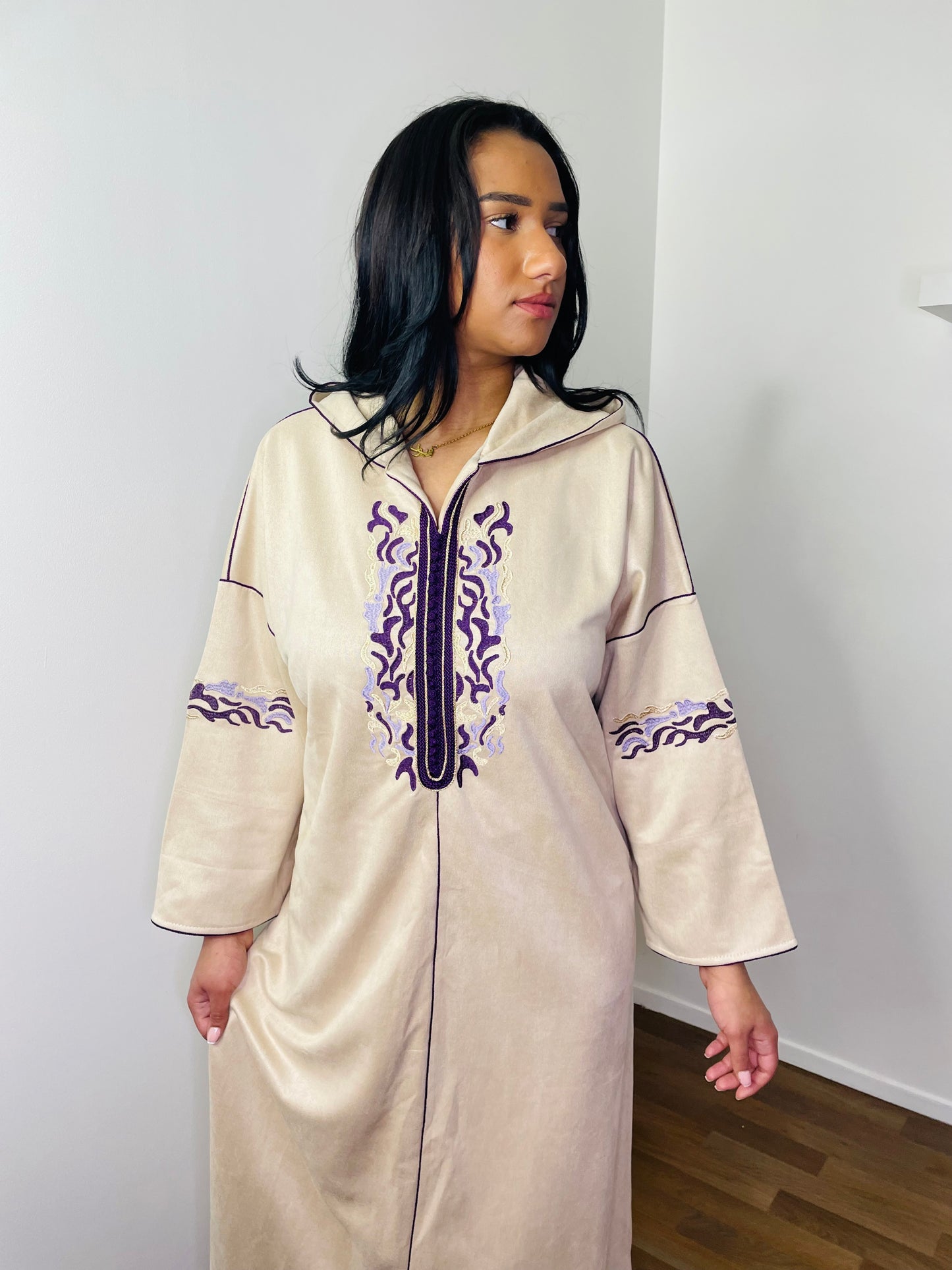 JELLABA NAWRA BEIGE