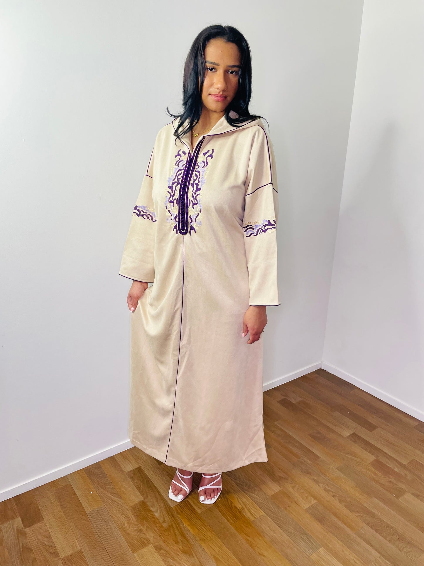 JELLABA NAWRA BEIGE