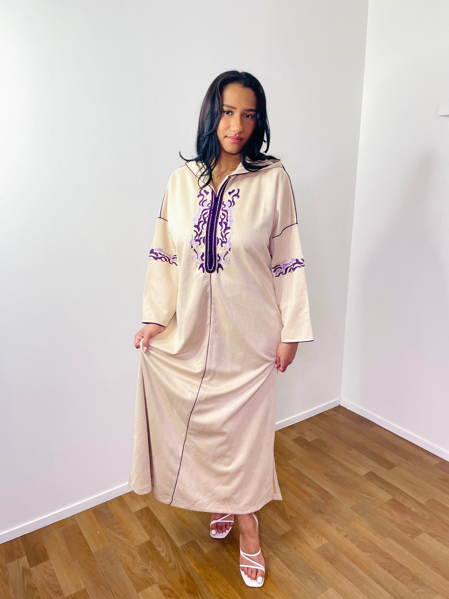 JELLABA NAWRA BEIGE