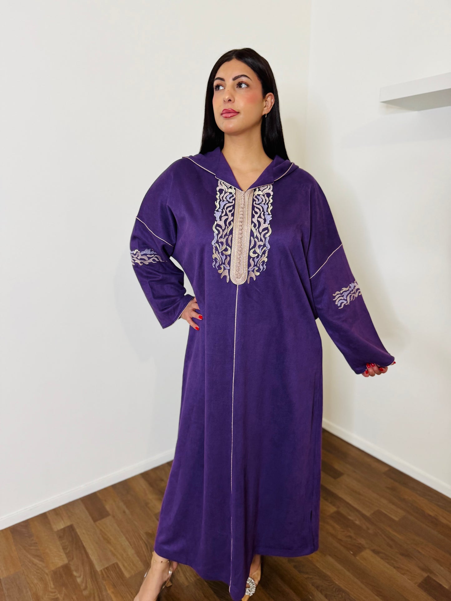 JELLABA NAWRA PRUNE