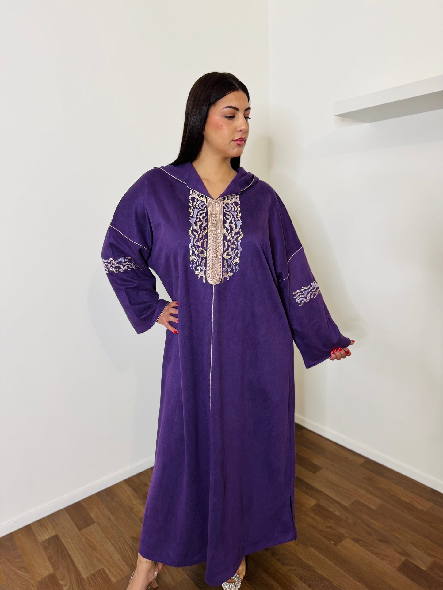JELLABA NAWRA PRUNE