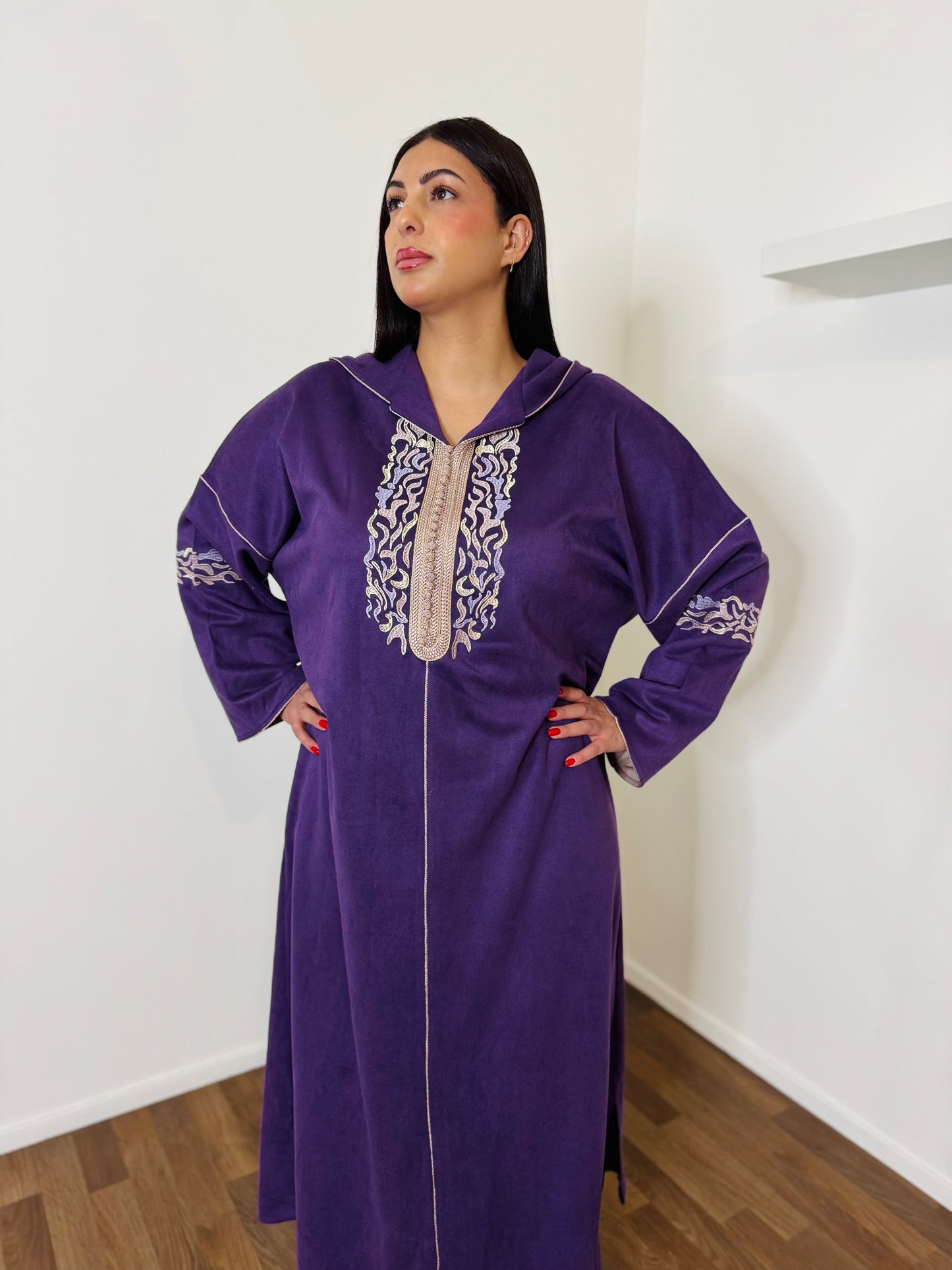 JELLABA NAWRA PRUNE