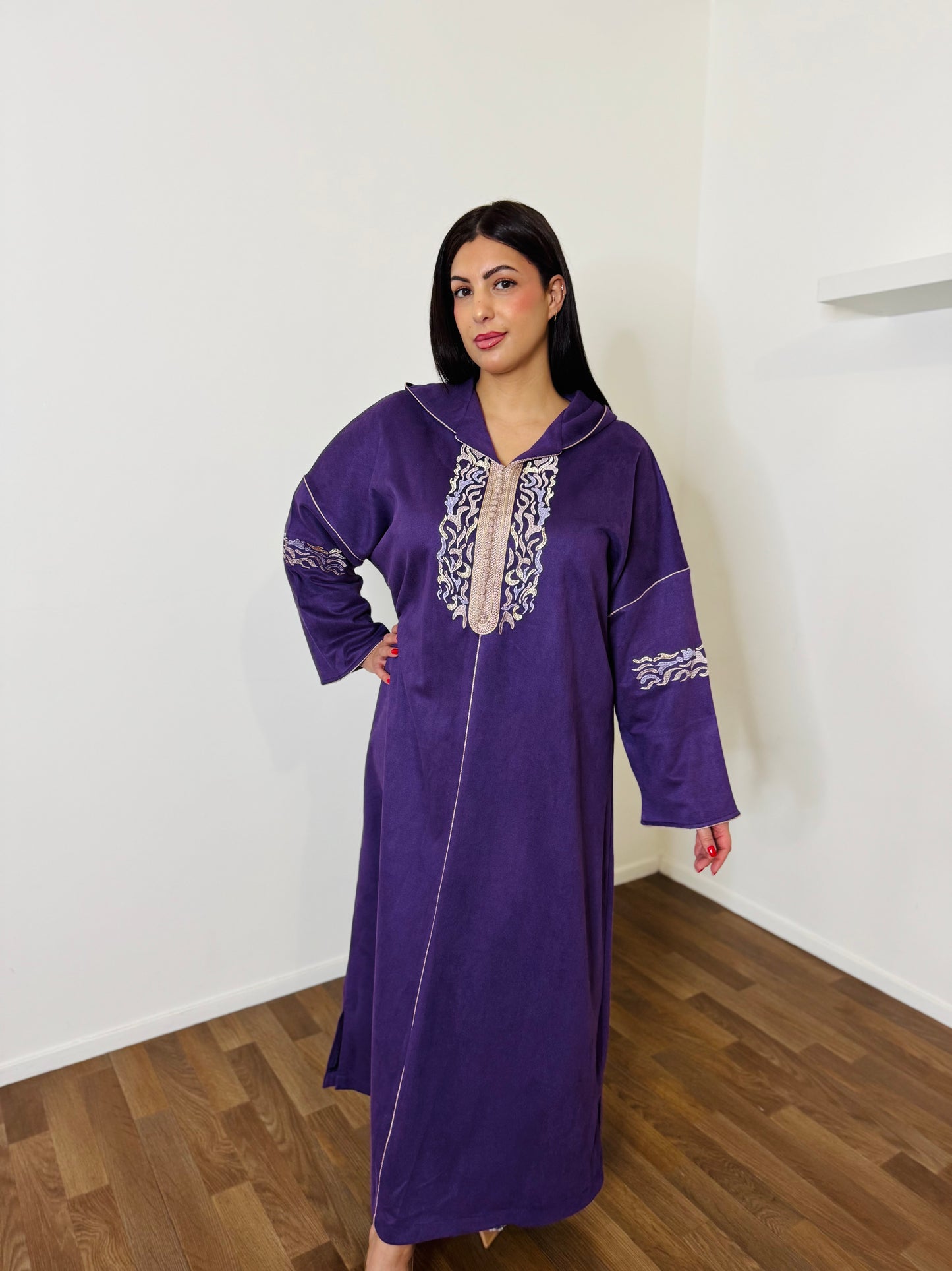JELLABA NAWRA PRUNE