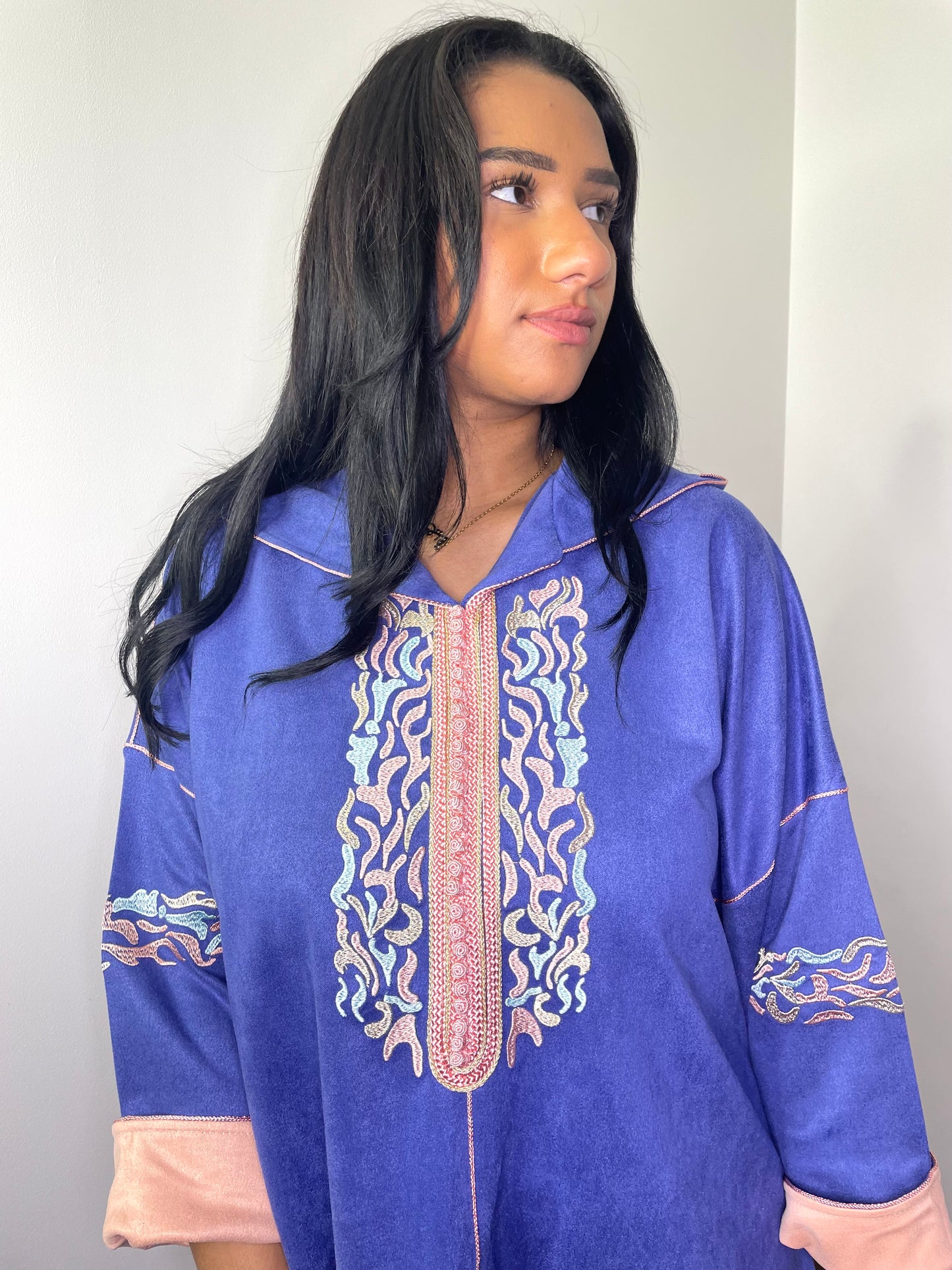 JELLABA NAWRA BLEUE