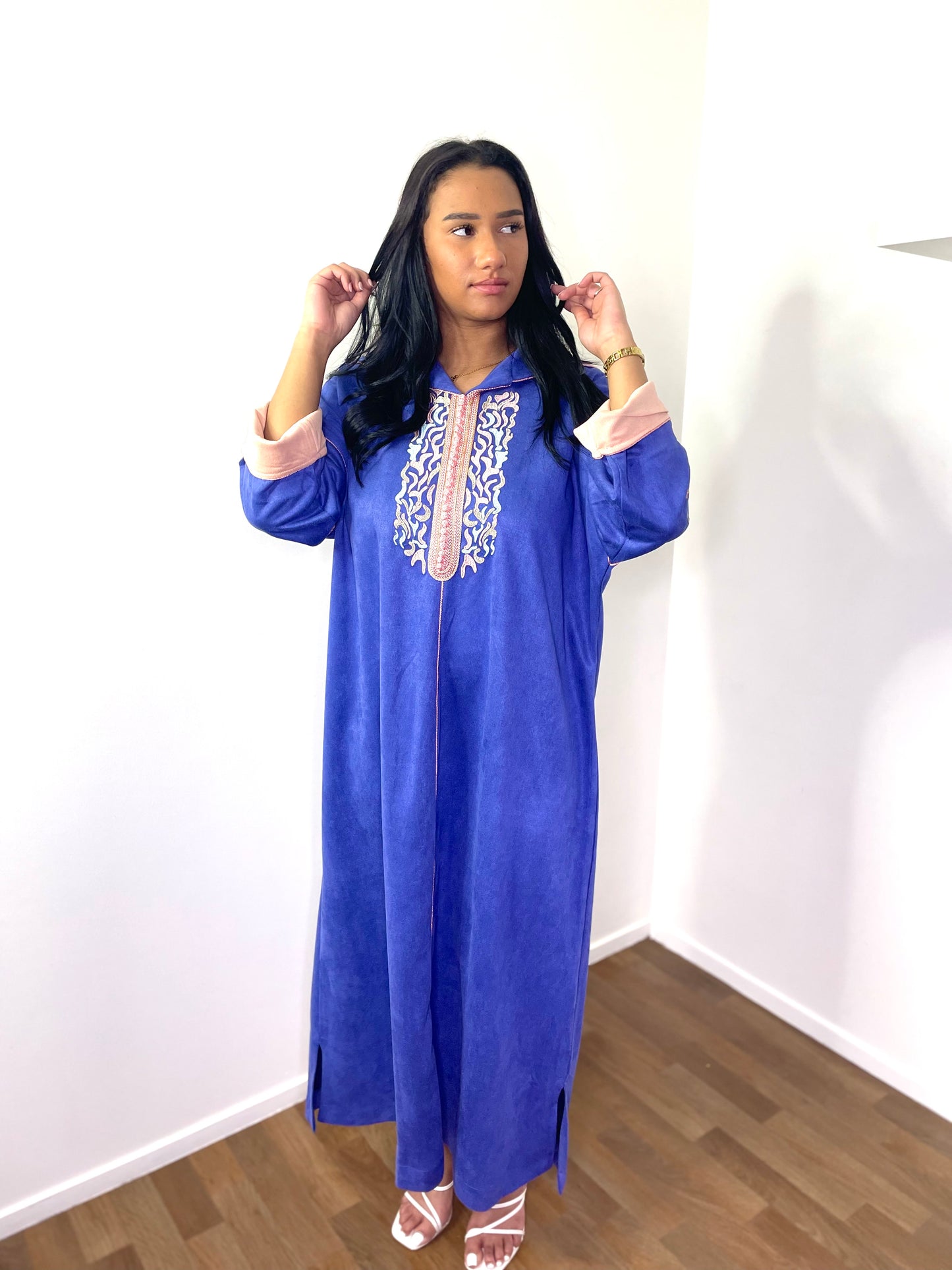 JELLABA NAWRA BLEUE