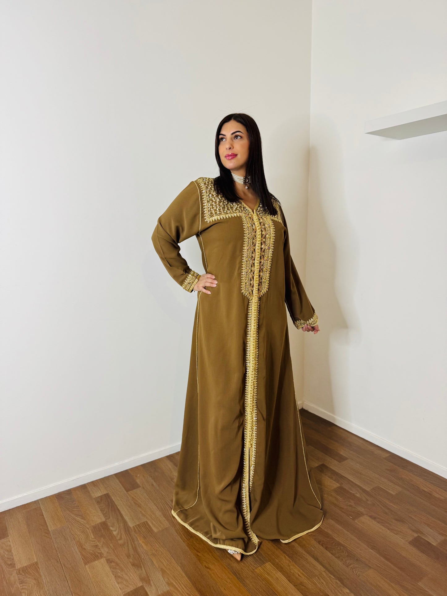 CAFTAN A STRASS