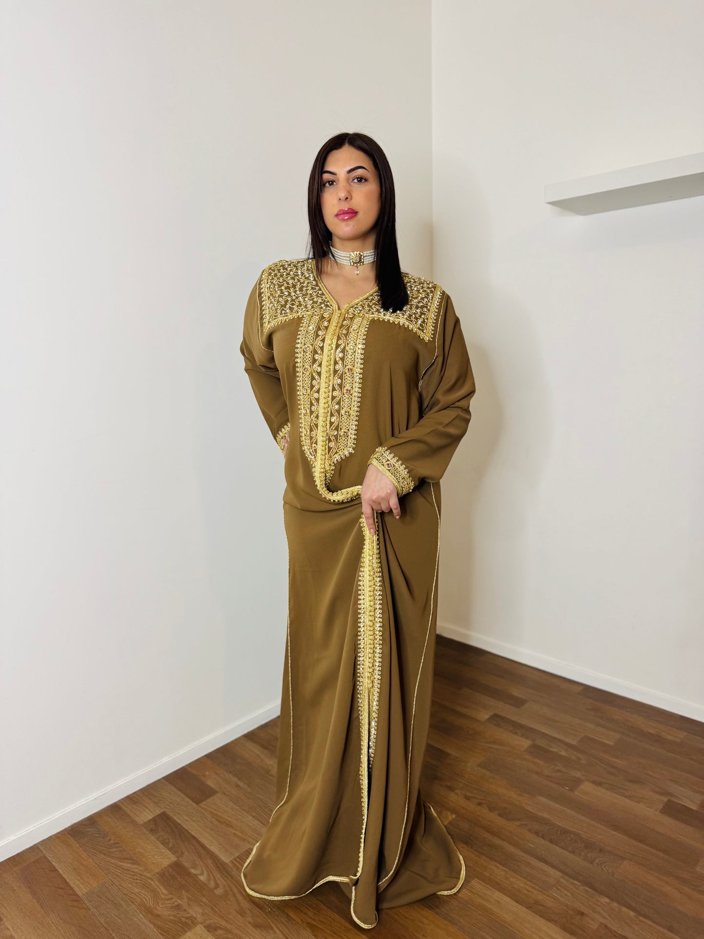 CAFTAN A STRASS