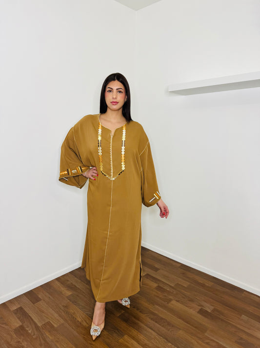 CAFTAN BRODES CAMEL
