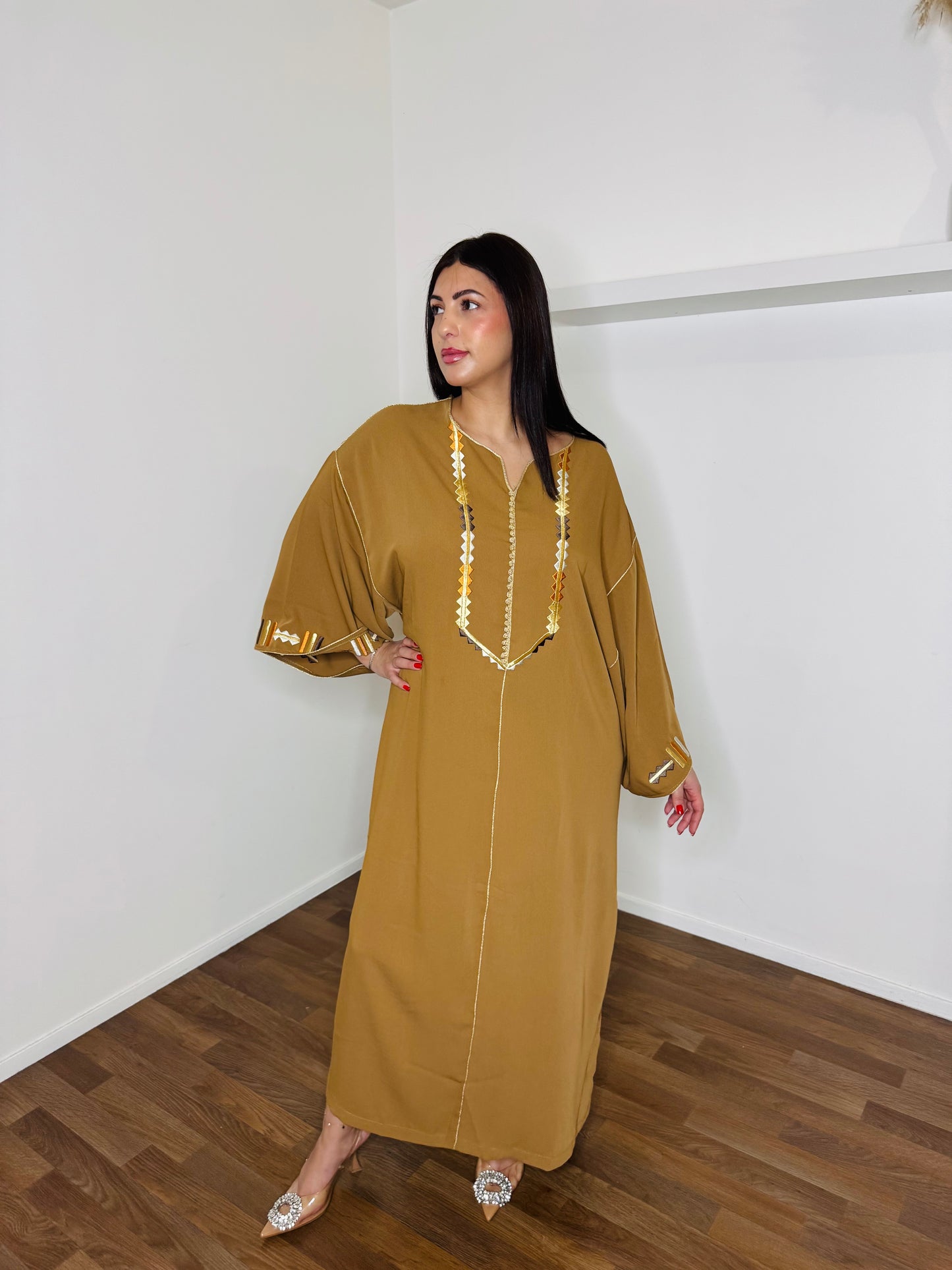 CAFTAN BRODES CAMEL